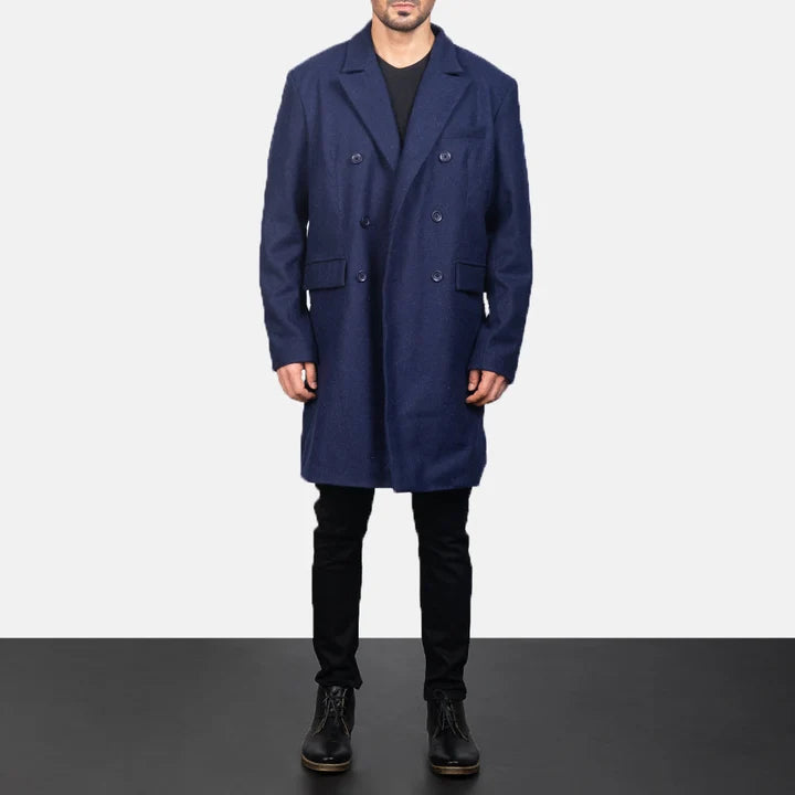 Holt Double-Breasted Wool Coat