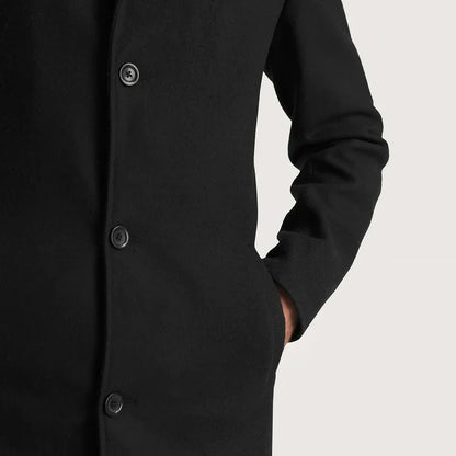 Bramfield Single-Breasted Wool Coat