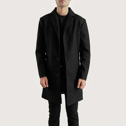 Bramfield Single-Breasted Wool Coat