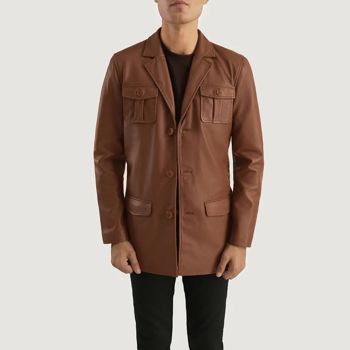 Beckford Classic Leather Blazer