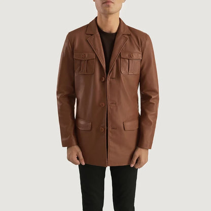 Beckford Classic Leather Blazer