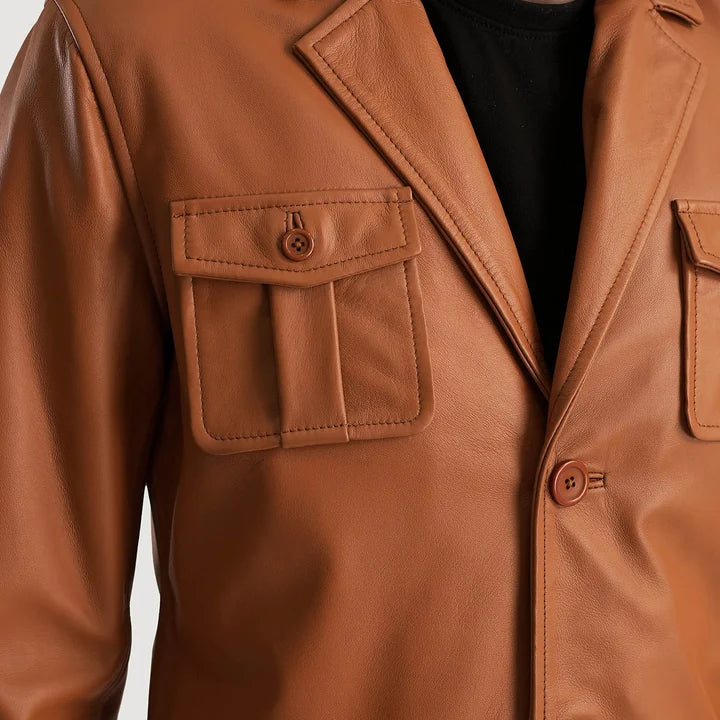 Beckford Classic Leather Blazer