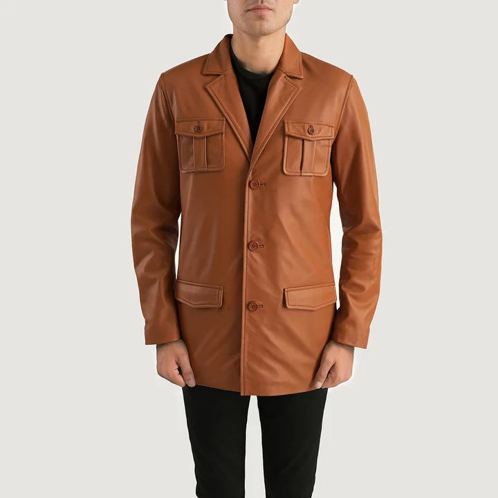 Beckford Classic Leather Blazer