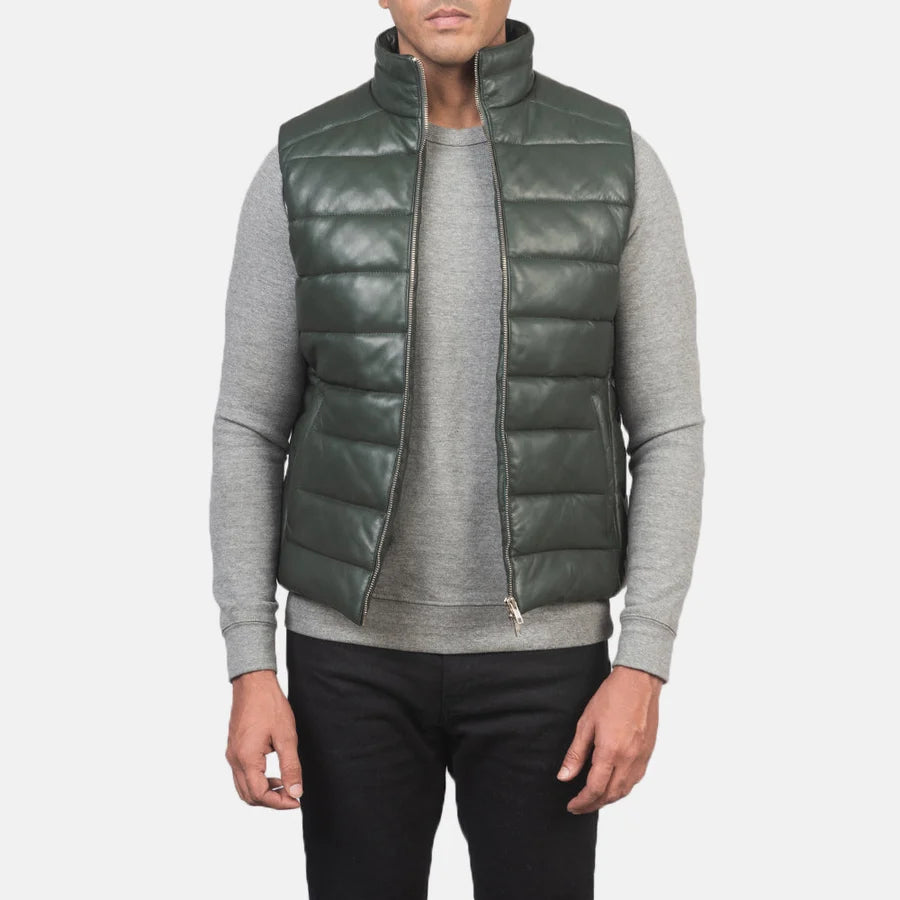 Men Leather Vest