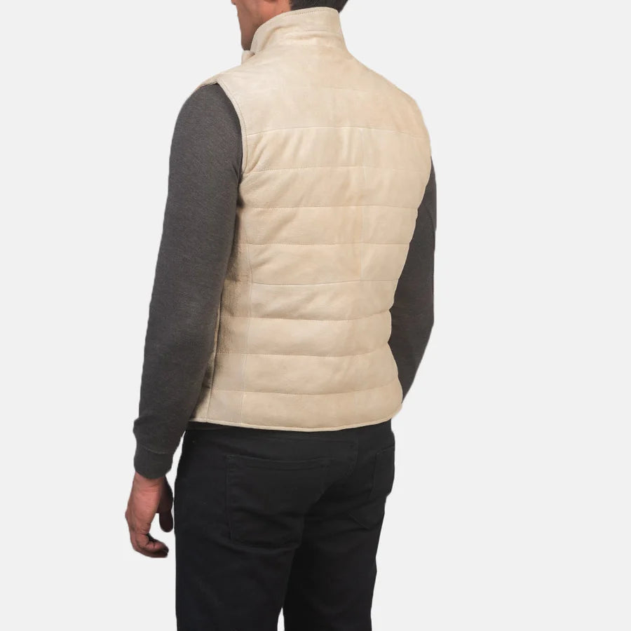 Harlow Goatskin Men Suede Vest