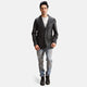 Wrenfield Black Leather Blazer