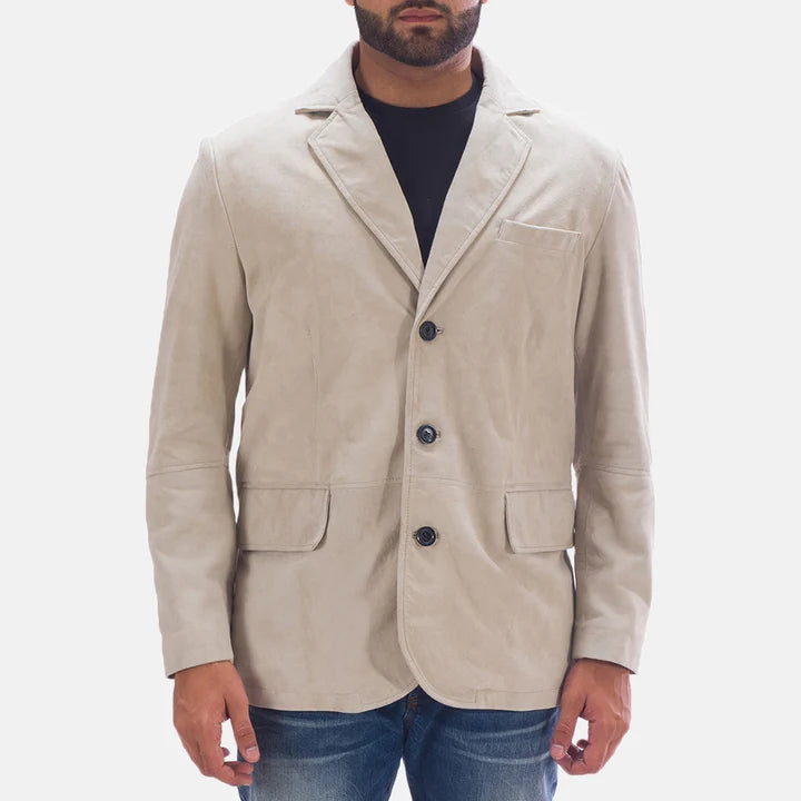 Camden Suede Leather Blazer