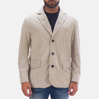 Camden Suede Leather Blazer