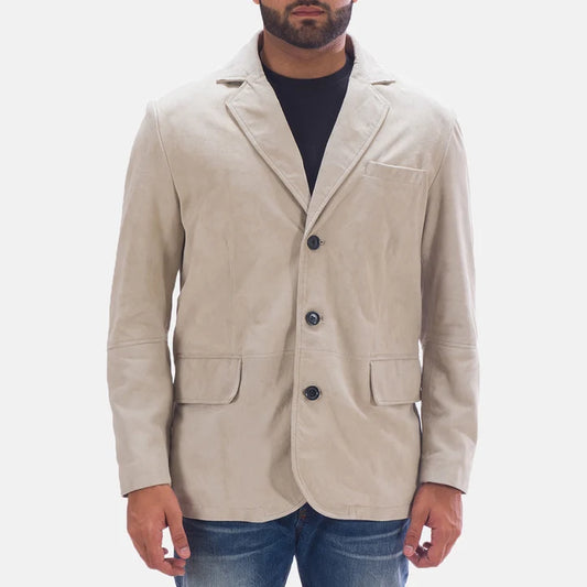 Camden Suede Leather Blazer