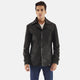 Camden Black Cowhide Leather Coat