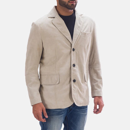 Camden Suede Leather Blazer