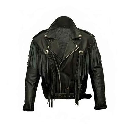 Money Heist Season Nairobi Black Fringe Jacket