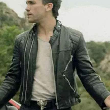 Money Heist Season 4 Denver Black Biker Jacket