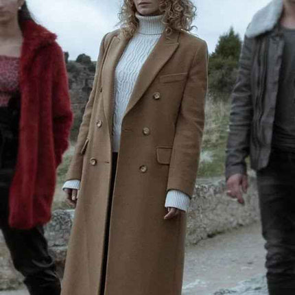 Money Heist Mónica Gaztambide Long Coat