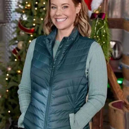 Jingle Bell Run Ashley Williams Green Vest