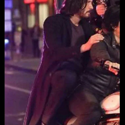 The Matrix 4 Keanu Reeves Black Coat - Top Celeb Style
