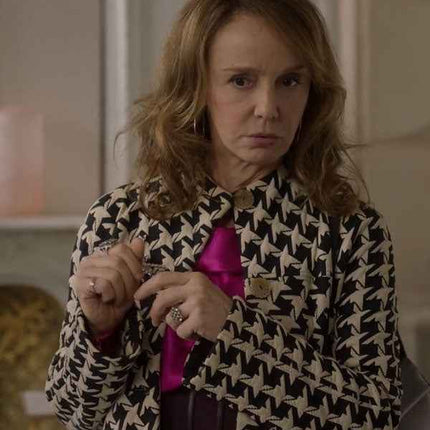 Emily In Paris Sylvie Grateau Checkered Long Coat