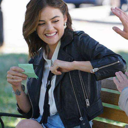 Pretty Little Liars Lucy Hale Biker Jacket