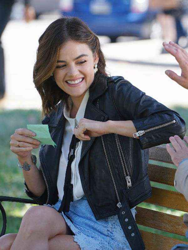 Pretty Little Liars Lucy Hale Biker Jacket