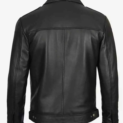 John Wick 4 Keanu Reeves Black Leather Jacket