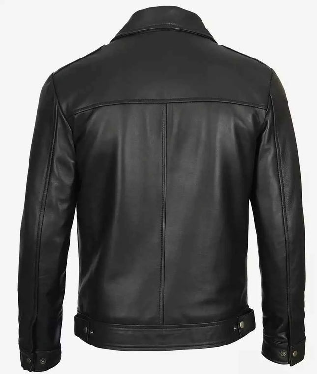 John Wick 4 Keanu Reeves Black Leather Jacket