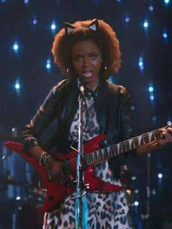 Riverdale S02 Josie McCoy Black Leather Jacket