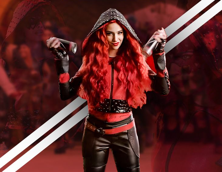 Kylie Cantrall Descendants The Rise of Red Leather Jacket