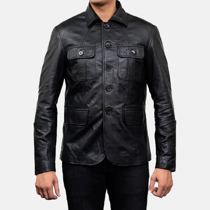 Blackstone Executive Leather Blazer