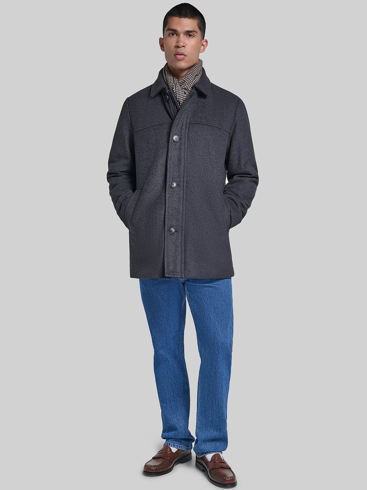 Holloway Walking Coat with Scarf