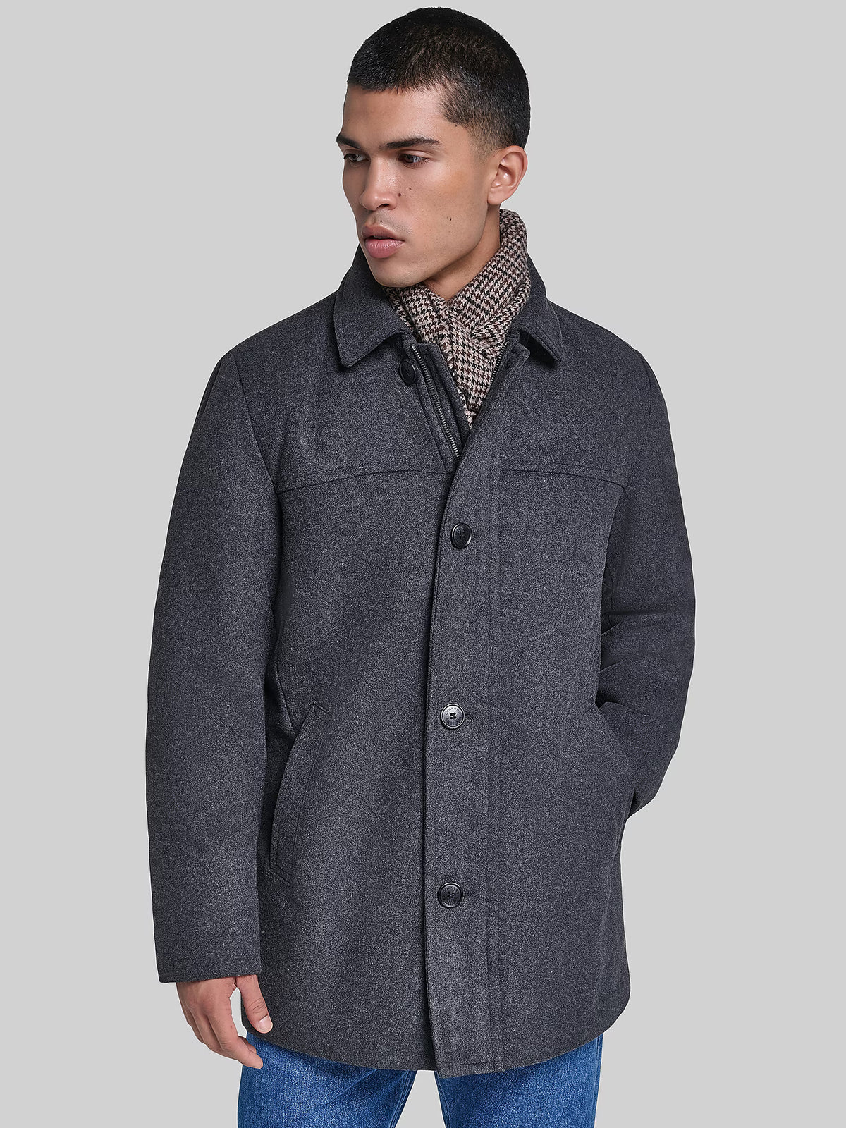 Holloway Walking Coat with Scarf
