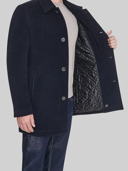Kerrigan Button Front Coat For Men