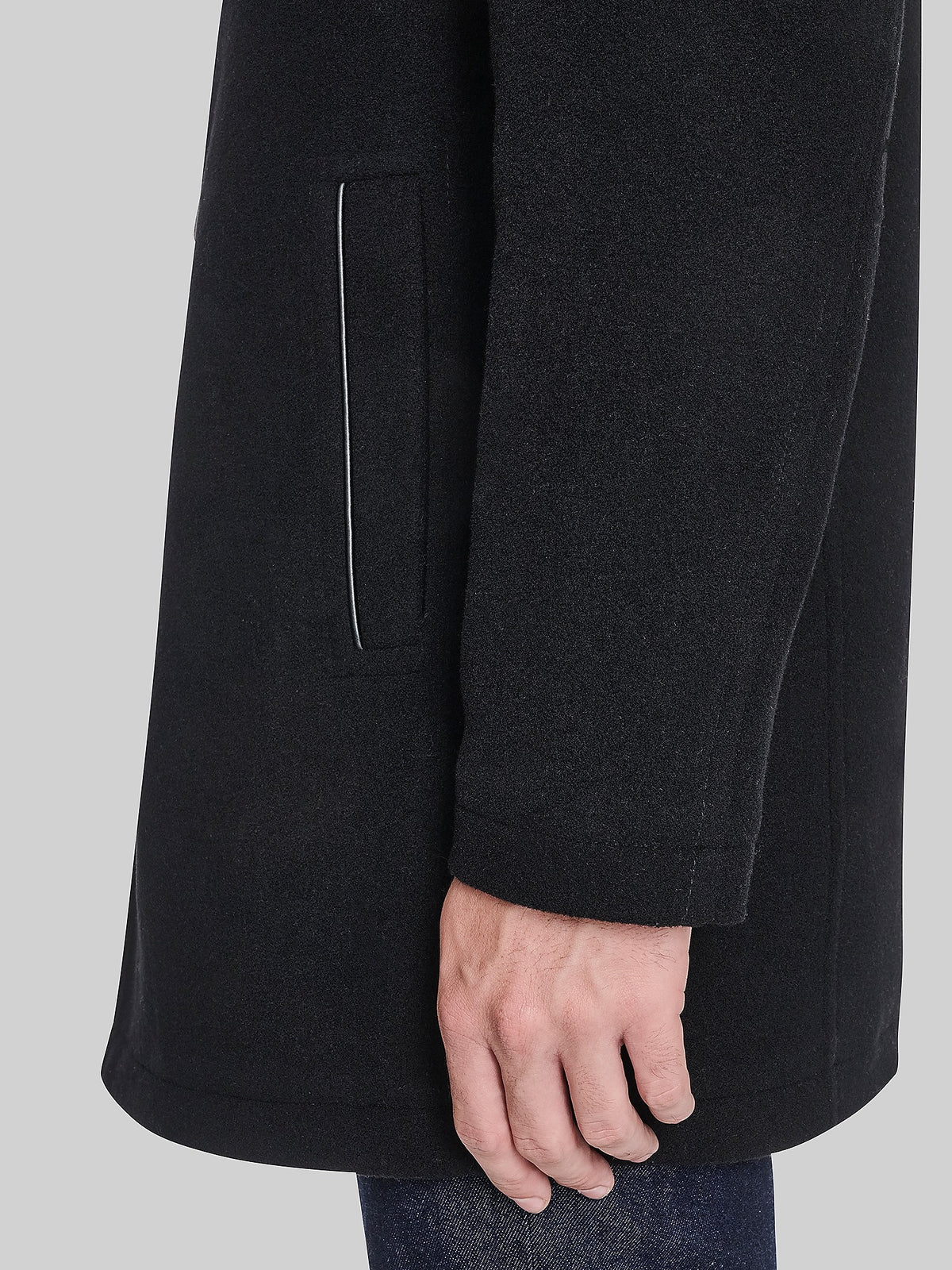 Kerrigan Button Front Coat For Men
