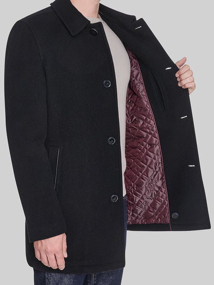 Kerrigan Button Front Coat For Men