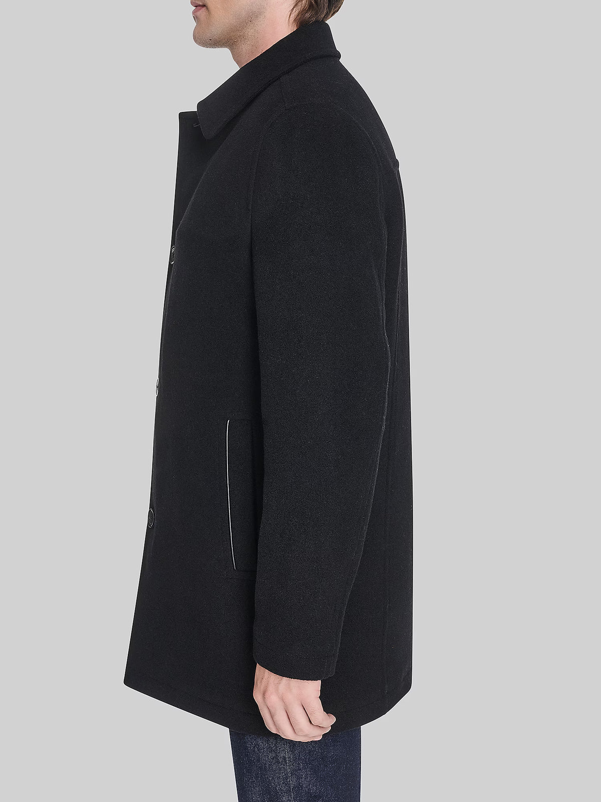Kerrigan Button Front Coat For Men