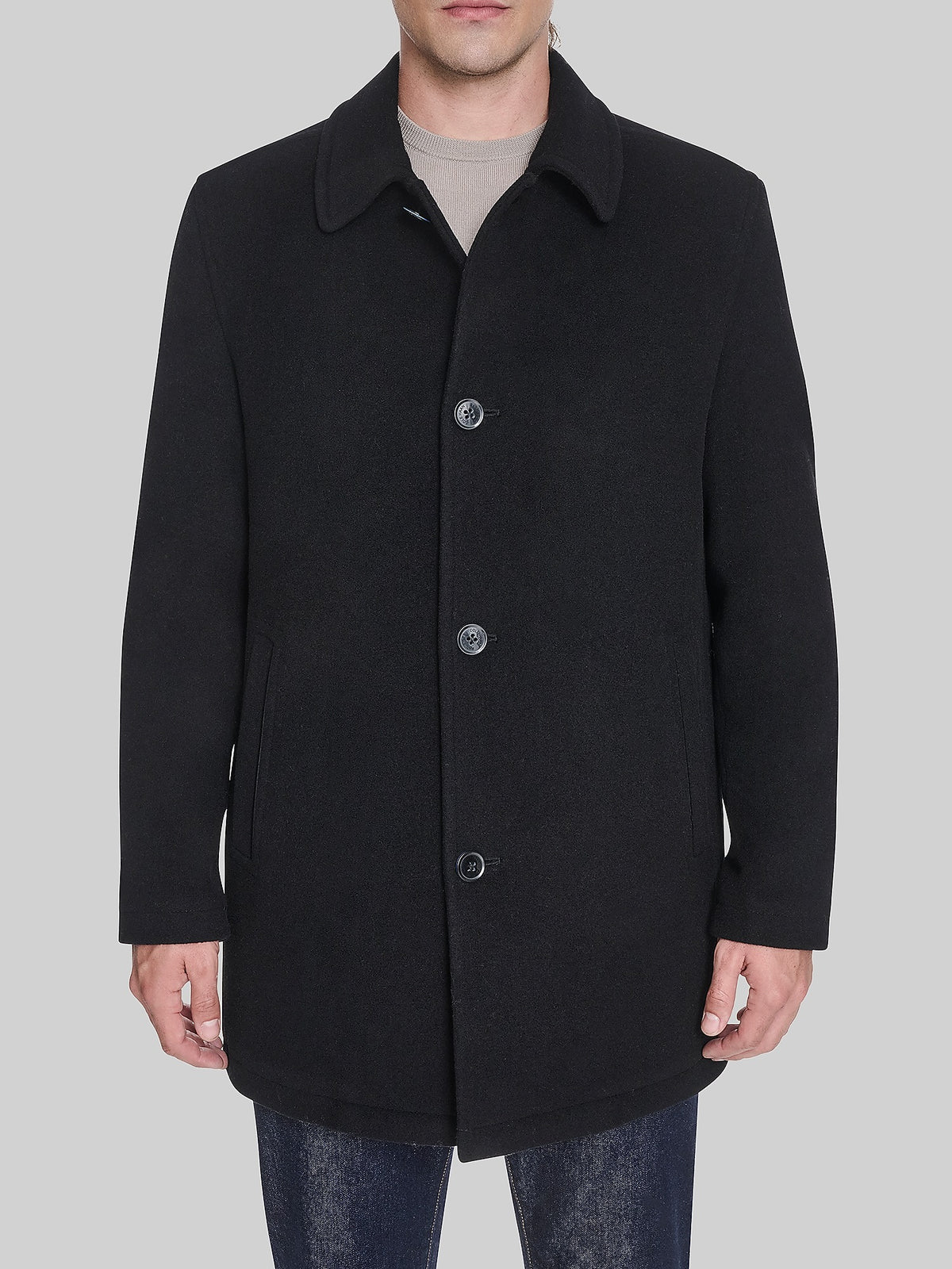 Kerrigan Button Front Coat For Men
