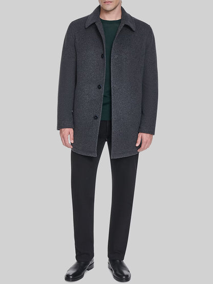 Kerrigan Button Front Coat For Men