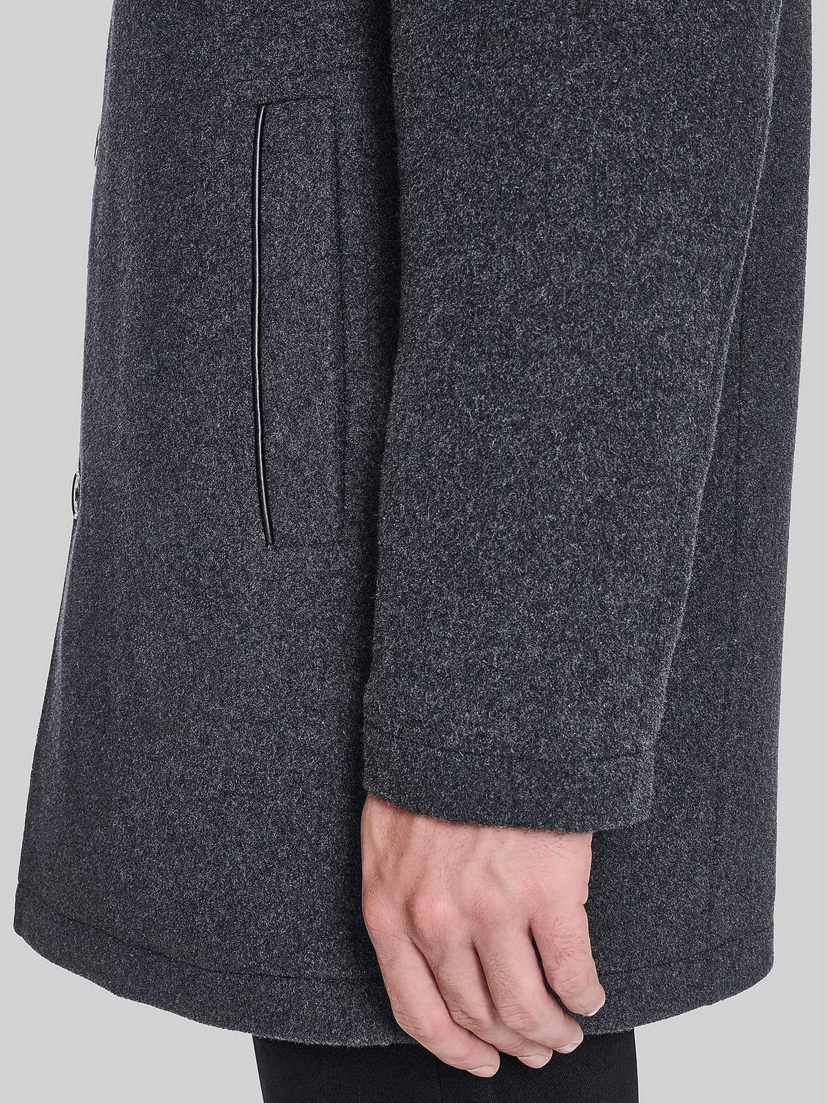 Kerrigan Button Front Coat For Men