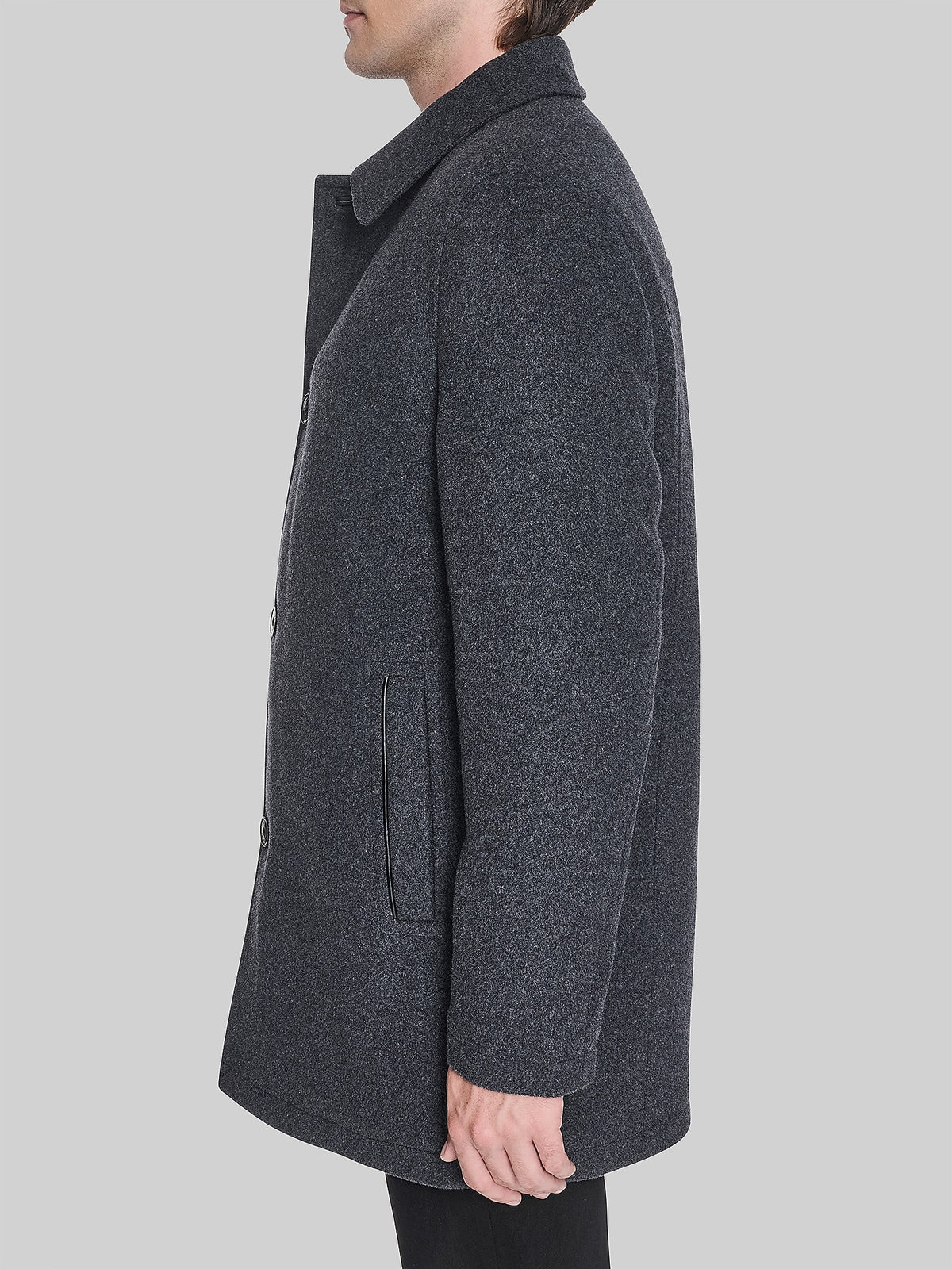 Kerrigan Button Front Coat For Men