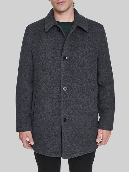 Kerrigan Button Front Coat For Men