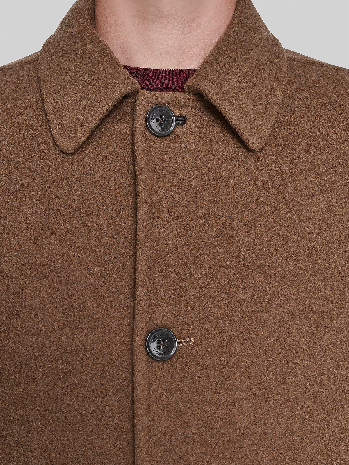 Kerrigan Button Front Coat For Men