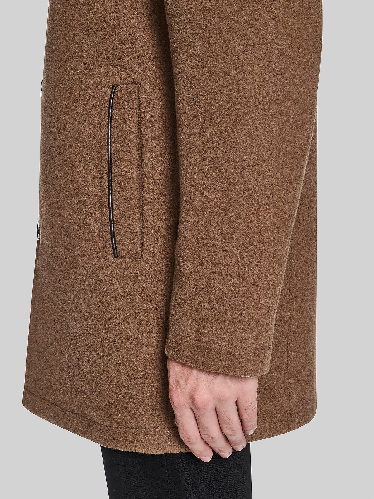 Kerrigan Button Front Coat For Men