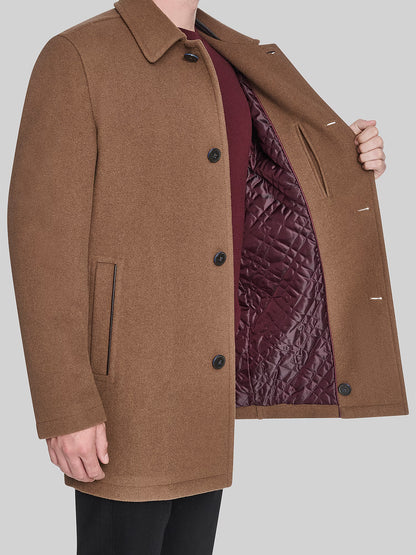 Kerrigan Button Front Coat For Men