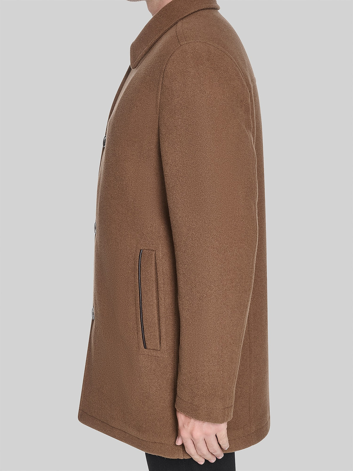 Kerrigan Button Front Coat For Men
