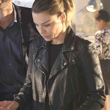 Lucifer S04 Chloe Decker Biker Jacket