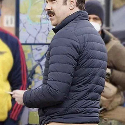 Ted Lasso Jason Season 2 Sudeikis Black Puffer Jacket