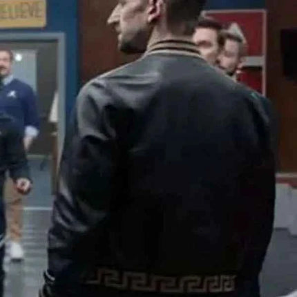 Ted Lasso Season 3 Maximilian Osinski Black Leather Jacket