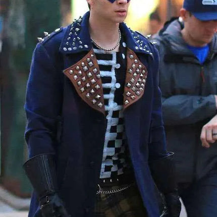 The Flash Season 4 Axel Walker Blue Trench Coat