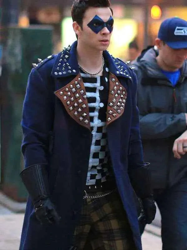 The Flash Season 4 Axel Walker Blue Trench Coat