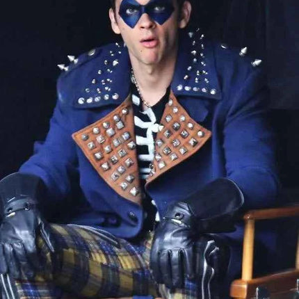 The Flash Season 4 Axel Walker Blue Trench Coat