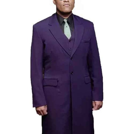 The Matrix 4 Morpheus Purple Long Coat
